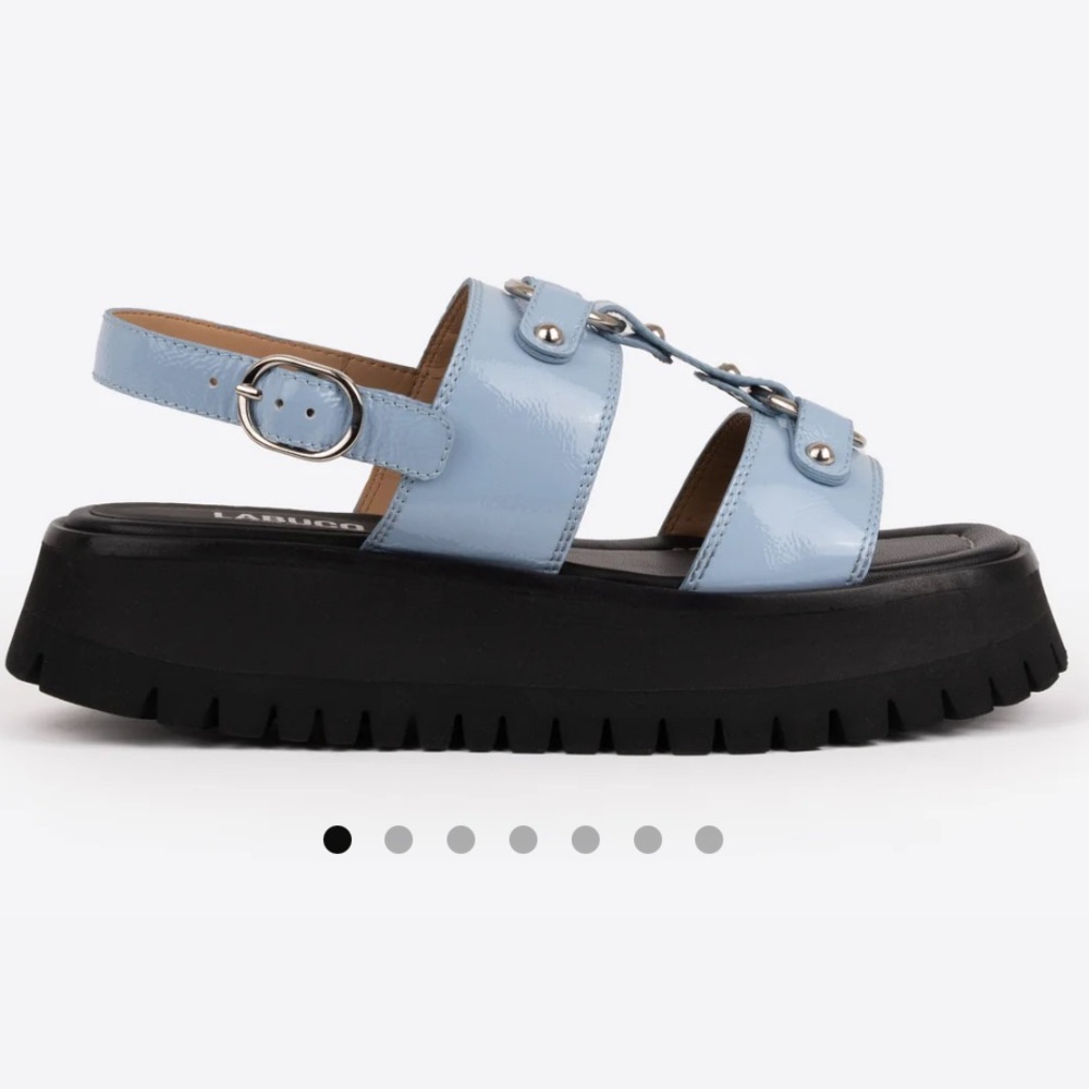 Atlas Sandal Sky Blue Platform Sandals - Picture 3 of 11